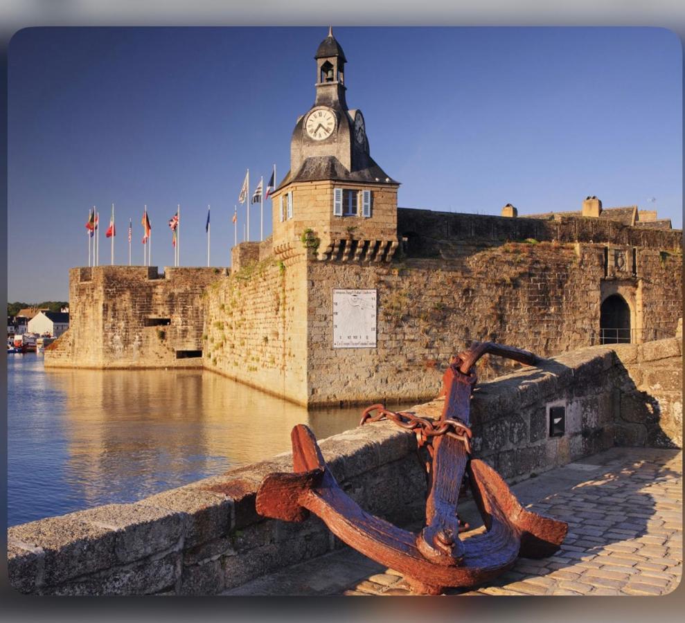 Coeur De Concarneau, Appartement Entier, Proche Centre, Corniche Et Plage Avec Parking Exterior foto