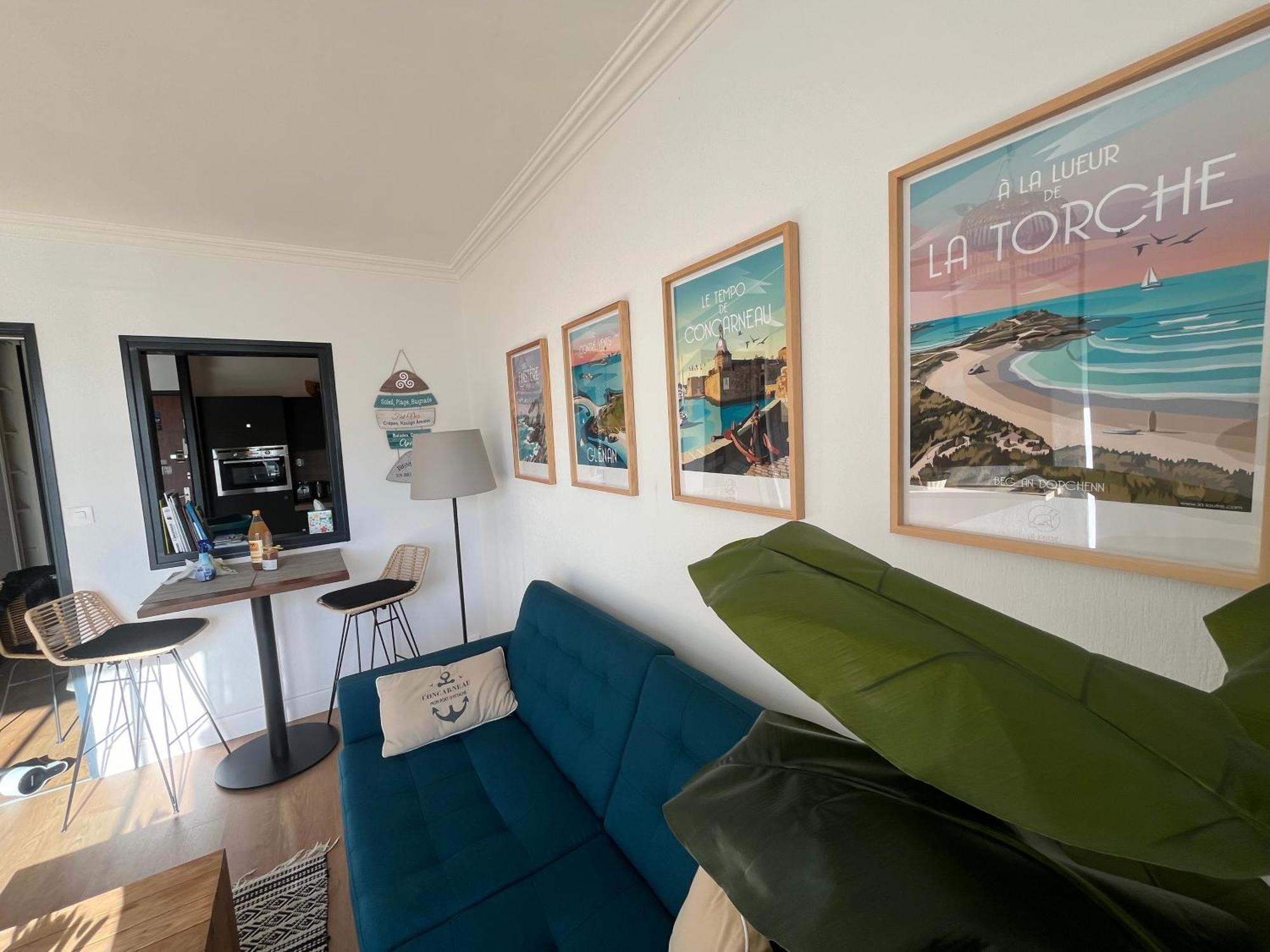 Coeur De Concarneau, Appartement Entier, Proche Centre, Corniche Et Plage Avec Parking Exterior foto